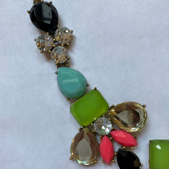 J.Crew Color Collage Statement Necklace - Picture 7 of 11